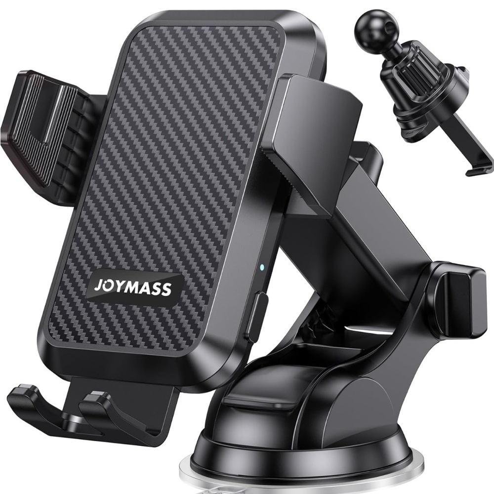 Wireless Car Charger, Phone Holders for Your Car, 15W Auto Clamping Phone Mount